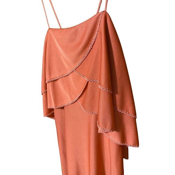 Vintage coral Ryan Keith dress - Picture 8 of 10